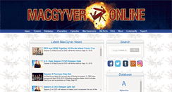 Desktop Screenshot of macgyveronline.com