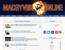 Tablet Screenshot of macgyveronline.com